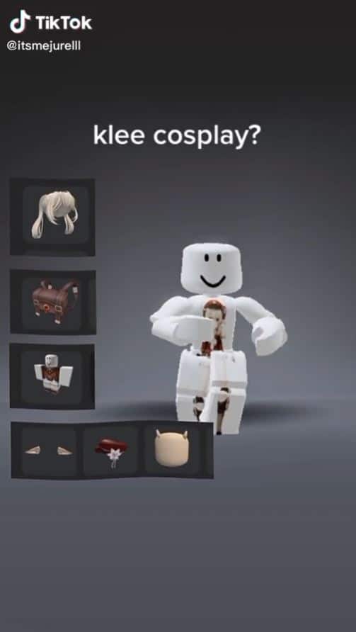 Klee Genshin Impact Roblox Avatar Cosplay