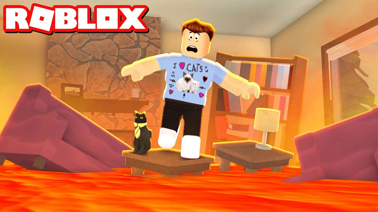 the floor is lava roblox