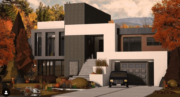 Luxury Modern-Style Home Bloxburg