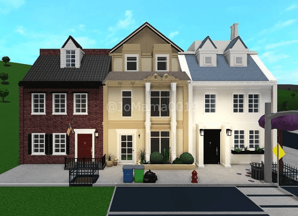 New York City Townhome Row Bloxburg